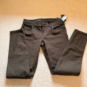 Women's Olive skinny jeans